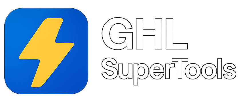 GHL SuperTools Logo